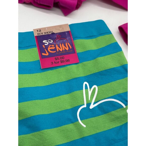 So Jenni Girls Boy Shorts Underwear,3 -pack, Sz. 12 - Picture 3 of 7